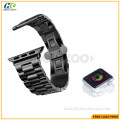 Black color Luxury surface Stainless steel watchband for apple watch strap EXW price Good quality